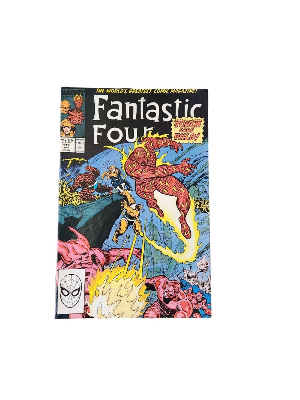 Marvel Fantastic Four #313 1988 Comic Book Collector Bagged Boarded
